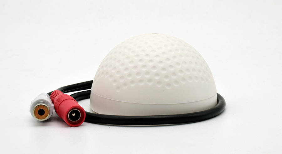 100 Square Meters Mini CCTV Security Surveillance Microphone Audio Input - 0.08kg