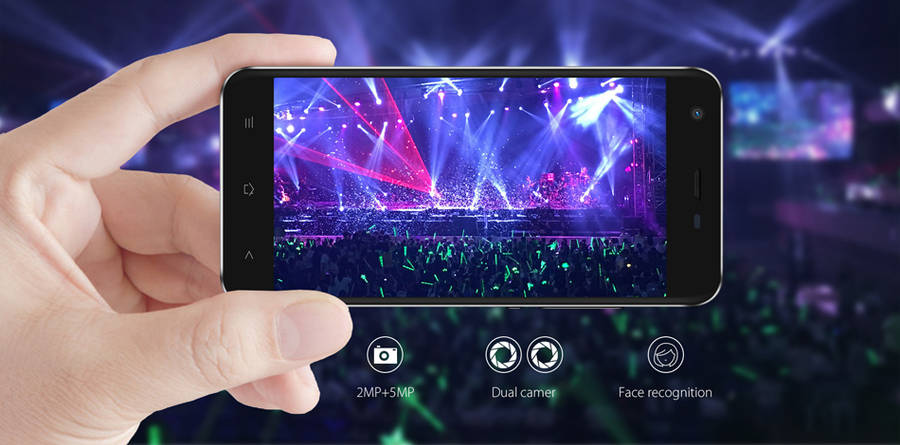 Blackview A7 5.0-Inch Android 7.0 1GB RAM 8GB ROM MT6580A Quad-Core 1.3GHz 3G Smartphone