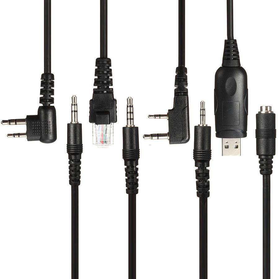 8 in 1 USB Programming Cable For Motorola Kenwood BAOFENG Radios & Mobile Radios - 0.12kg
