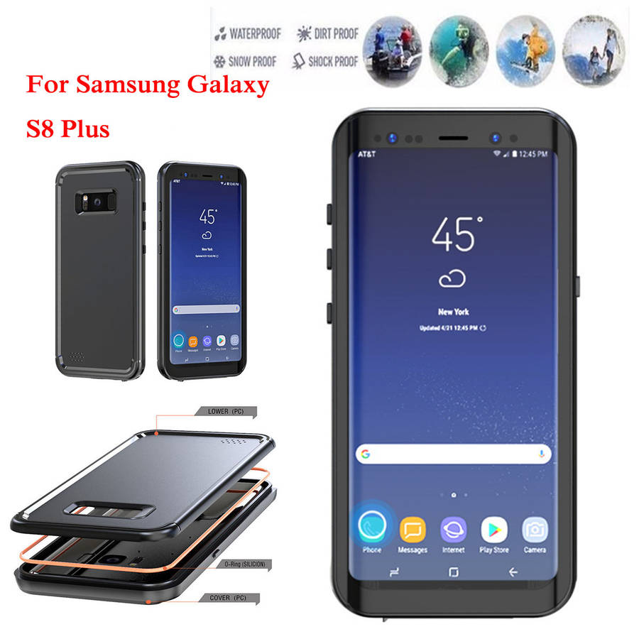 Swimming Waterproof Snowproof Hard PC Case for Samsung Galaxy S8 Plus - 0.09kg