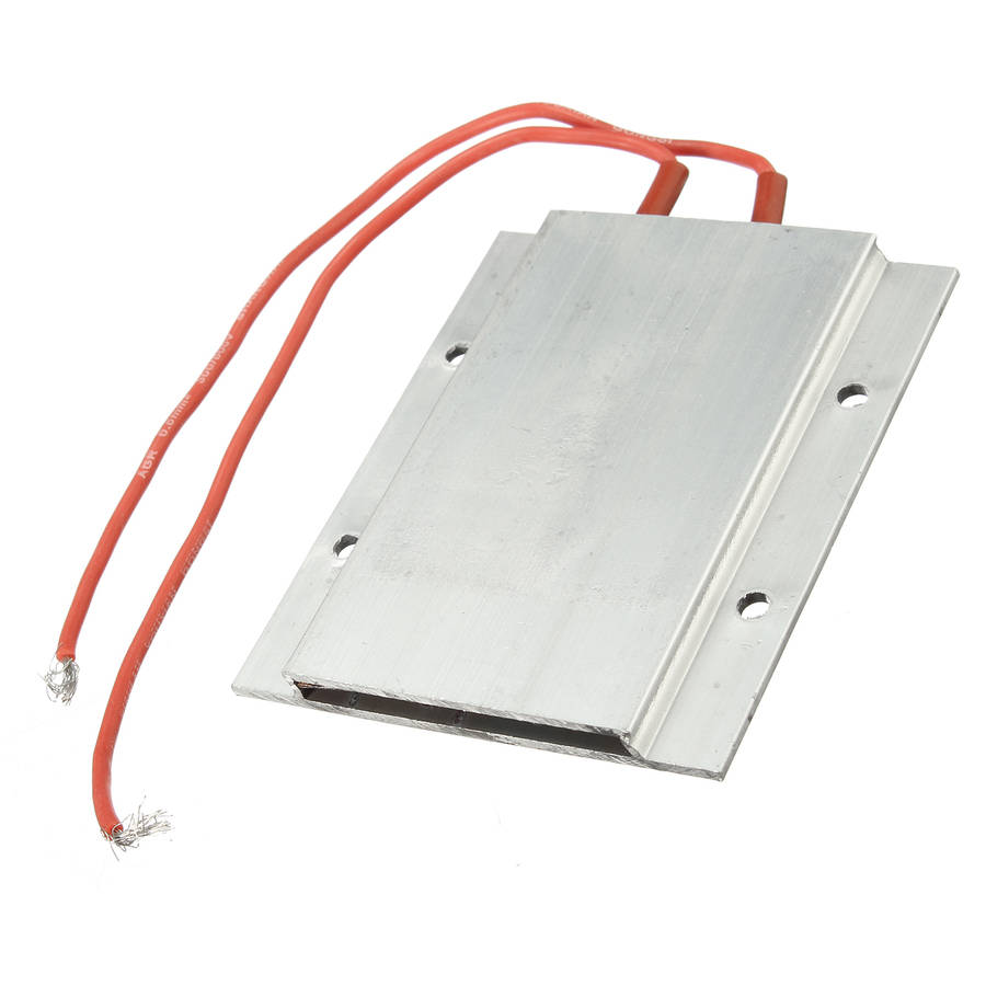 200W AC / DC 220V 77 x 62 x 6mm PTC Thermostat Aluminum Heating Ceramic Heater - 0.06kg