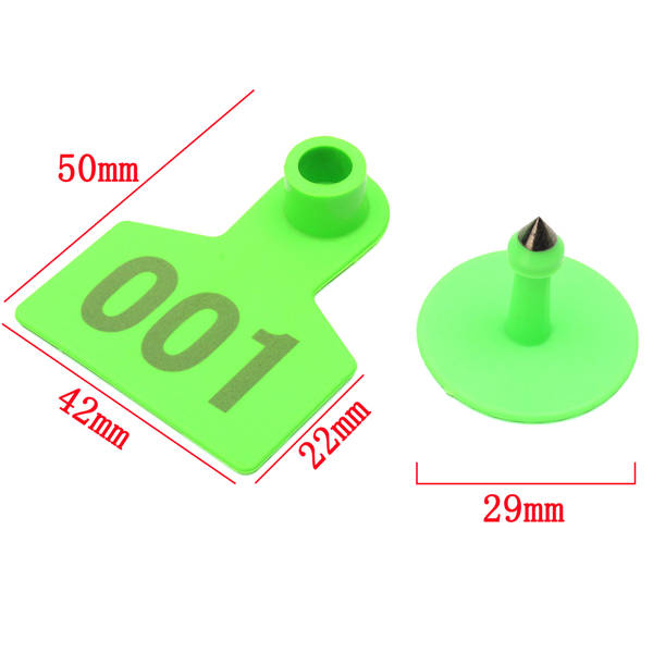Plastic 1-100 Number Animal Livestock Ear Tag
