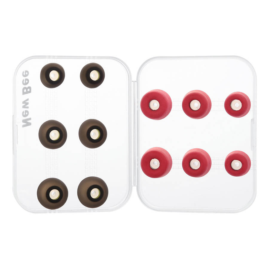 New Bee 3 Pairs of Rebound Memory Foam Tips 3 Pairs of Silicone Earbuds for Earphone Headphone -