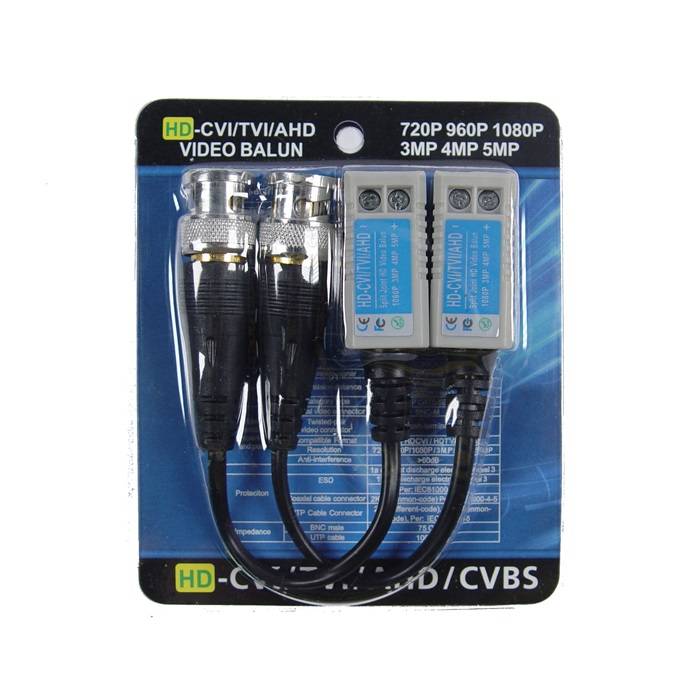 2Pcs Screw-type Passive Transmitter with PCB Two Coil Components Support HD-CVI/AHD/CVI - 0.03kg