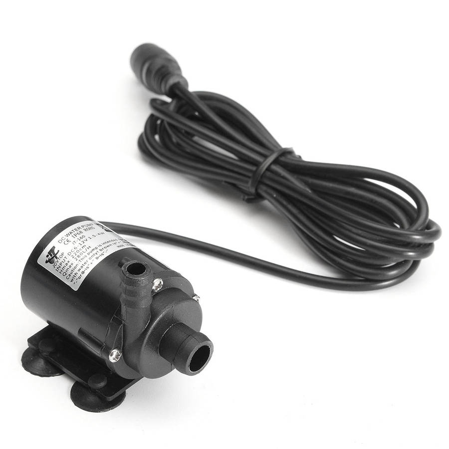12V 280L/H Water Pump Mini Brushless Water Pump Submersible Motor - 0.07kg