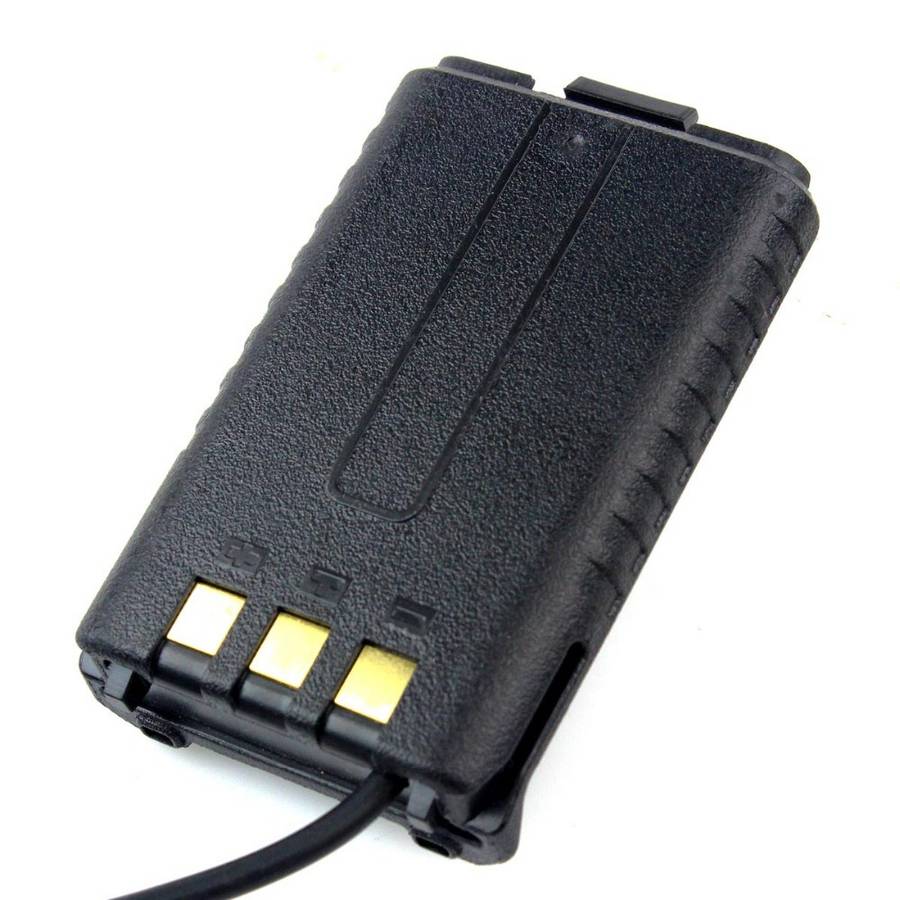 Retevis Battery Eliminator Adapter 12V For Baofeng UV5R Retevis RT5R Walkie Talkie Ham Radio -