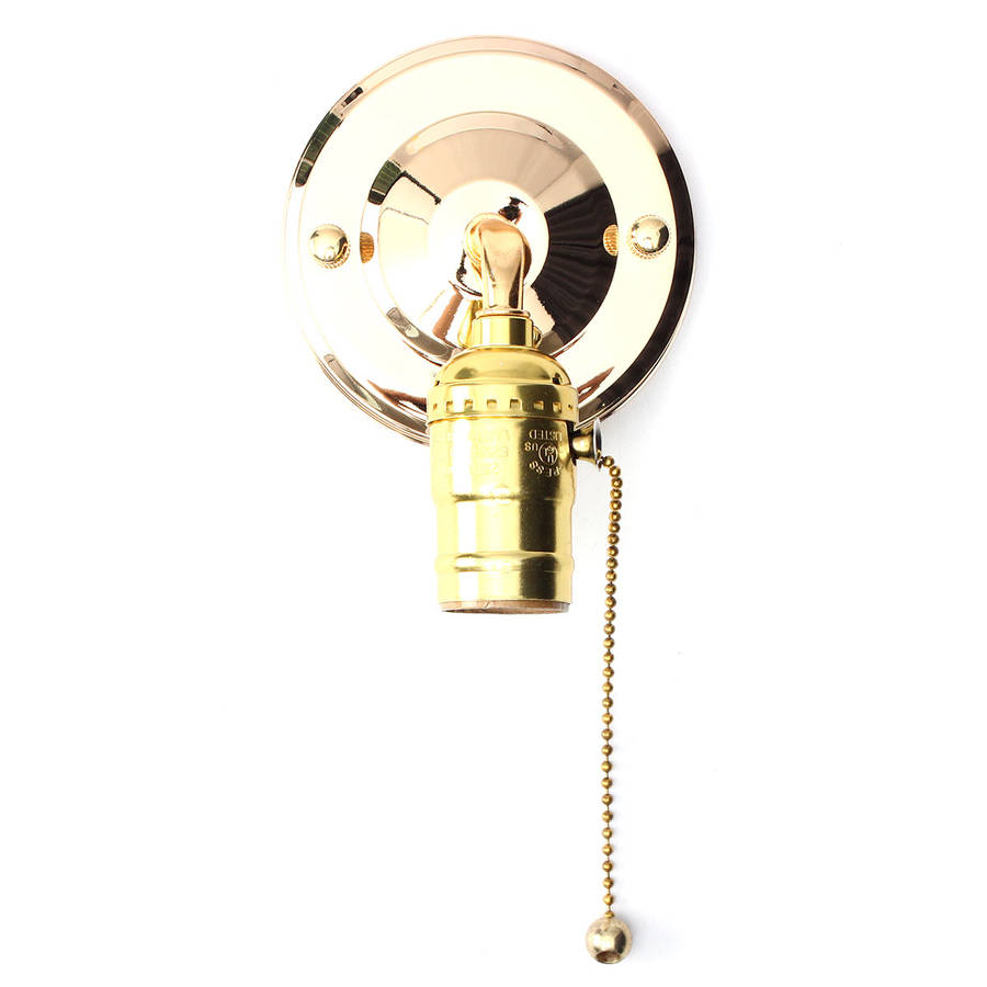 E27 Antique Vintage Wall Light Chain Design Sconce Lamp Bulb Socket Holder Fixture - 0.12kg