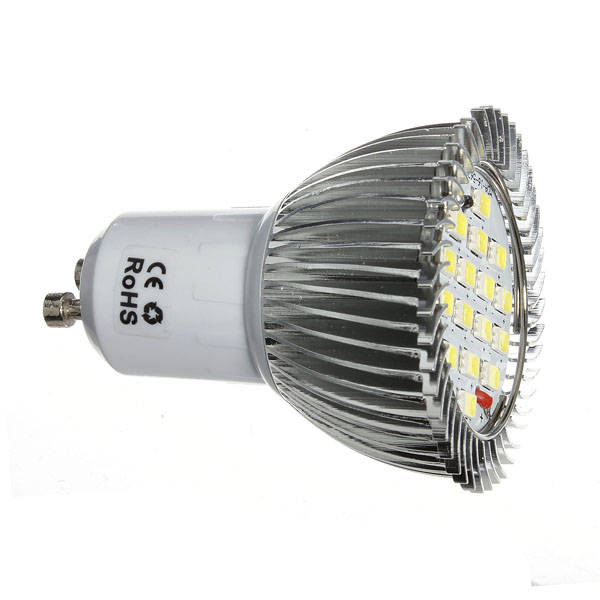 10X GU10 7W 640LM Pure White 16 SMD 5630 LED Light Bulbs Lamps AC85-265V - 0.40kg