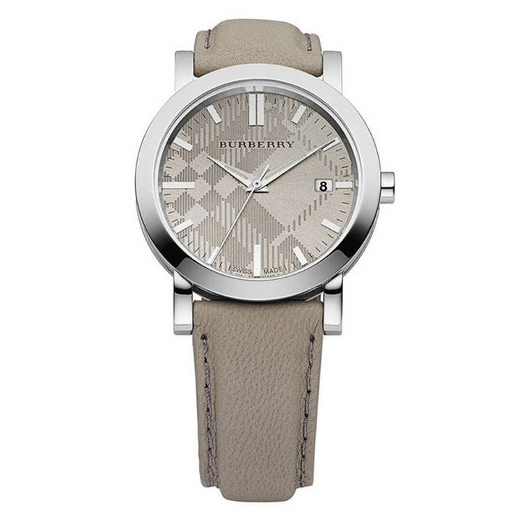 ***R4999*** Burberry New Leather Strap Stainless Steel Case women's Watch [Feel the Luxury]