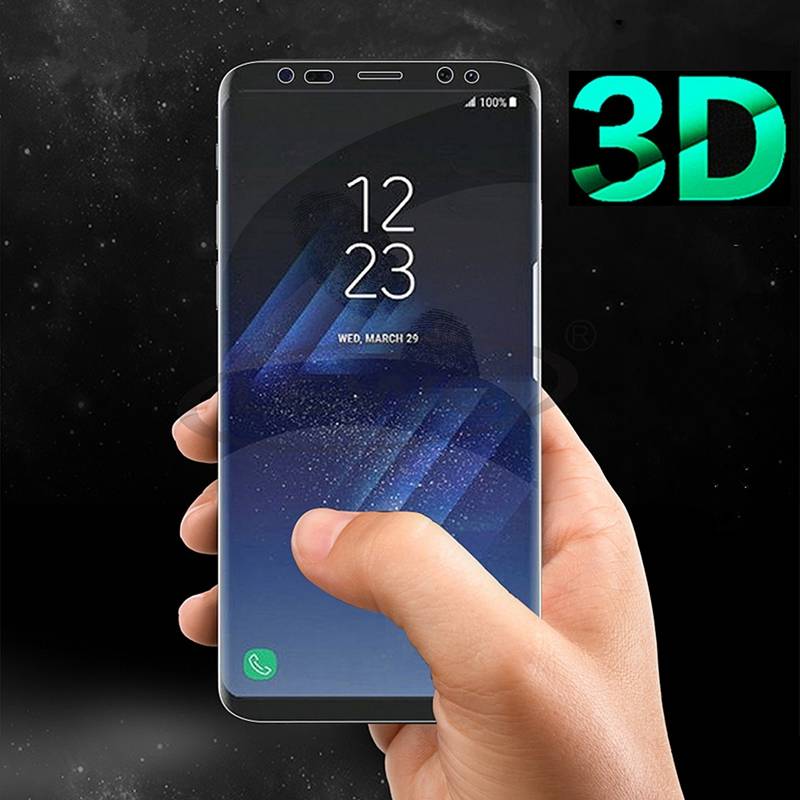 PET Clear Transparent 3D Soft Curved Full Cover Screen Protector For Samsung Galaxy S8/S8 Plus  -* S