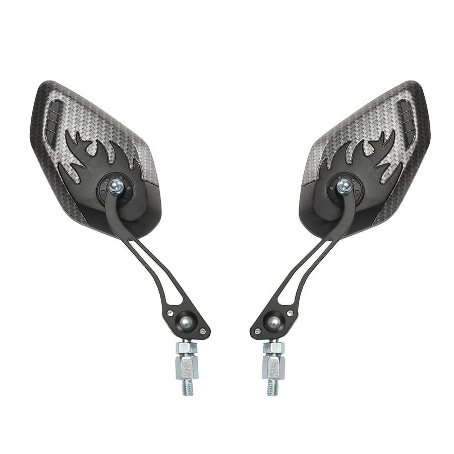 8mm Thread Rearview Side Mirrors Motorcycle Motorbike Scooter Mirror 5 Colors