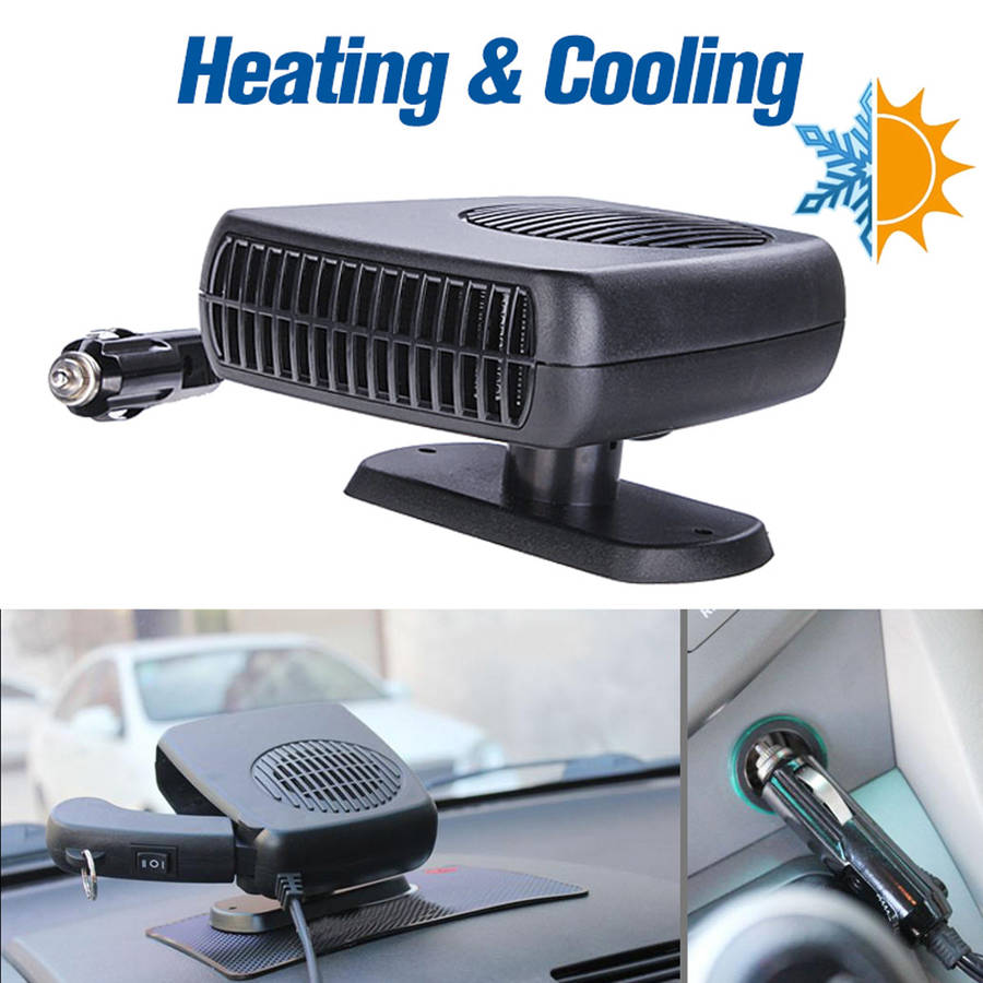 2 in 1 Auto Car Dryer Heater Cooler Fan Demister Defroster Hot Cold