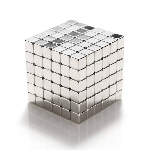 216pcs 5mm Cube Magnets Square 3D Puzzle Ball Sphere Magnetic Magnets