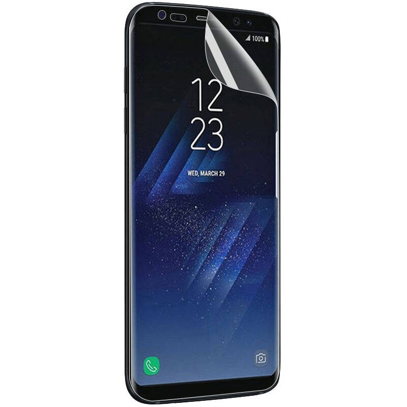 PET Clear Transparent 3D Soft Curved Full Cover Screen Protector For Samsung Galaxy S8/S8 Plus  -* S