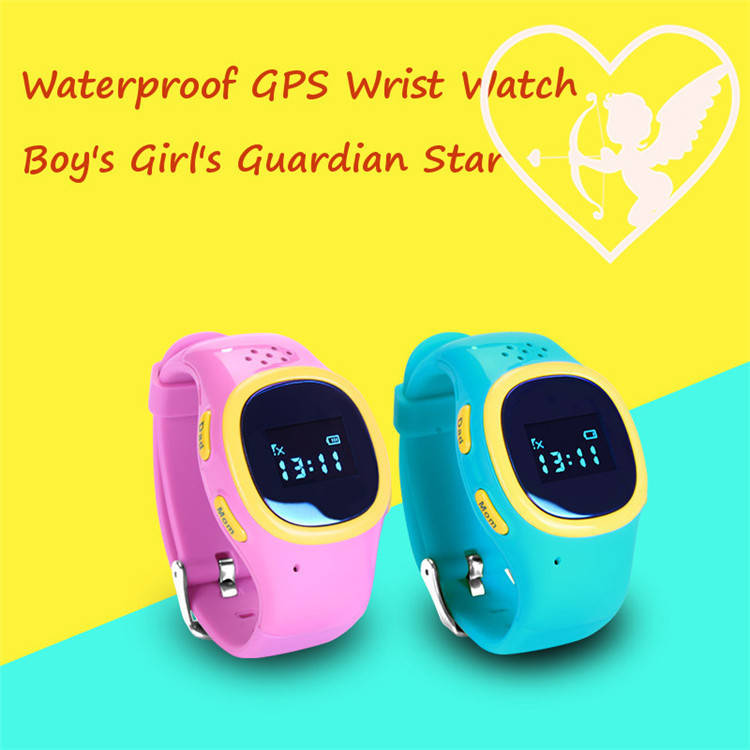 Waterproof GPS Locator Children GSM Tracker Anti-lost SOS Smart Wrist Watch