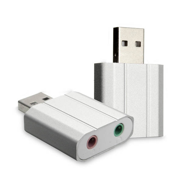 Alloy USB 2.0 External Audio Sound Card Virtual 5.1 Plug and Play Channel Adapter