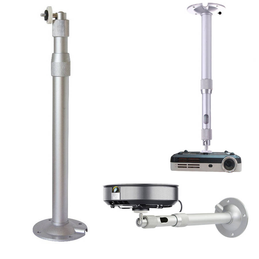 360 Degree Projector Ceiling Wall Bracket Mount LCD Holder Stand Extendable Tilt Swivel