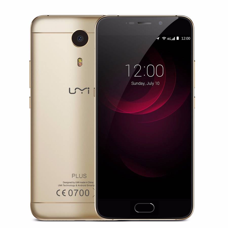 UMI Plus 5.5 Inch 2.5D 4GB RAM 32GB ROM MTK Helio P10 Octa Core 4G Smartphone