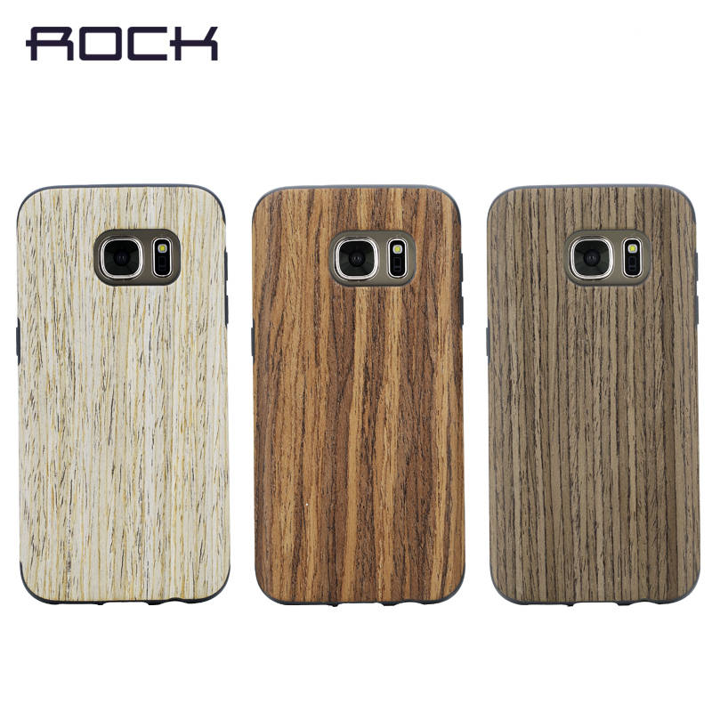 Original Rock Element Series Wooden Pattern Hybrid Case For Samsung Galaxy S7