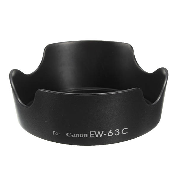 Camera Lens Hood EW-63C For Canon EF-S 18-55mm F/3.5-5.6 IS STM