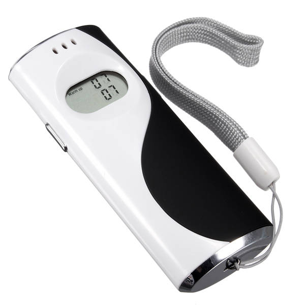 TX901A Breath Alcohol Tester Digital LCD Display Breathalyzer Analyzer Detector with Torch