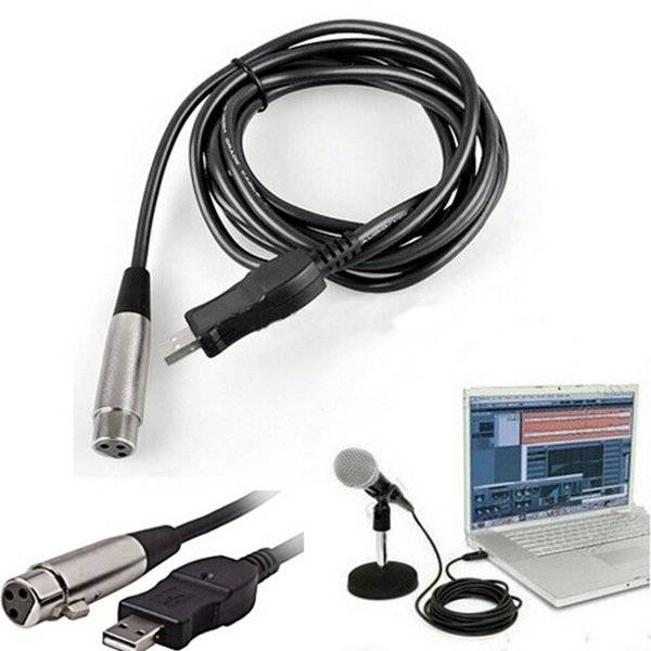 KONIX 3M USB Microphone Link Cable