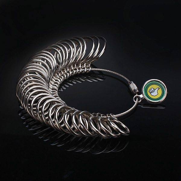 Metal Finger Ring Sizer Jewelry Measure Tool Gauge Tool