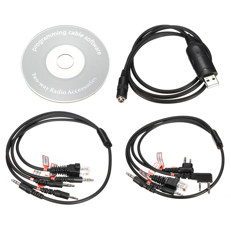 8 in 1 USB Programming Cable For Motorola Kenwood BAOFENG Radios & Mobile Radios
