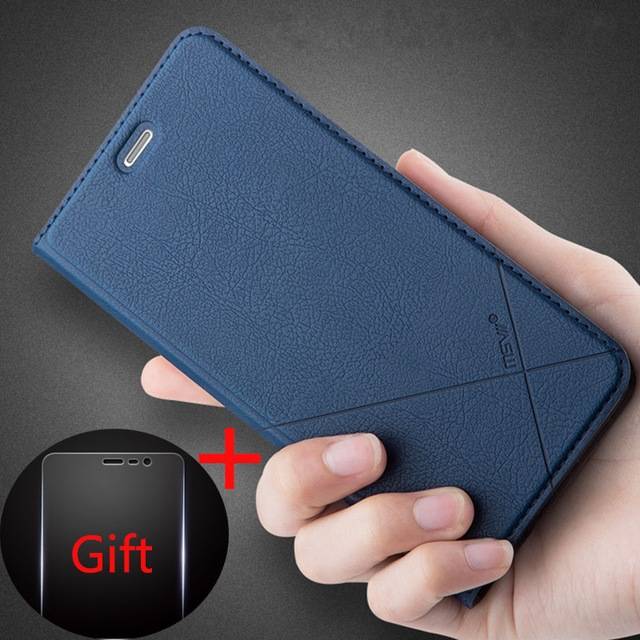 Msvii Wallet Stand Flip Leather Cover With Screen Protector For Xiaomi Redmi 3 Pro 3S