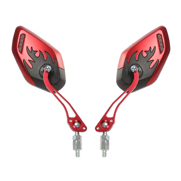 8mm 10mm Motorcycle Mirrors Motorbike Scooter Thread Rearview Side Mirror