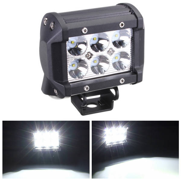 18W Car 6LED Work Light Spotlight Bright Projector Lamp