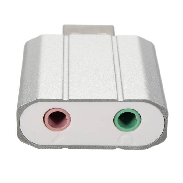 Alloy USB 2.0 External Audio Sound Card Virtual 5.1 Plug and Play Channel Adapter