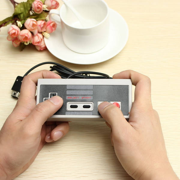Mini Classic Controller For Nintendo NES Controller Super Mario With 1.8 Cable