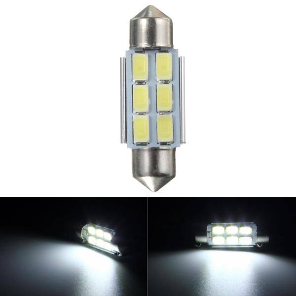 36mm 6SMD 5630 LED C5W CANBUS ERROR FREE festoon dome number side light