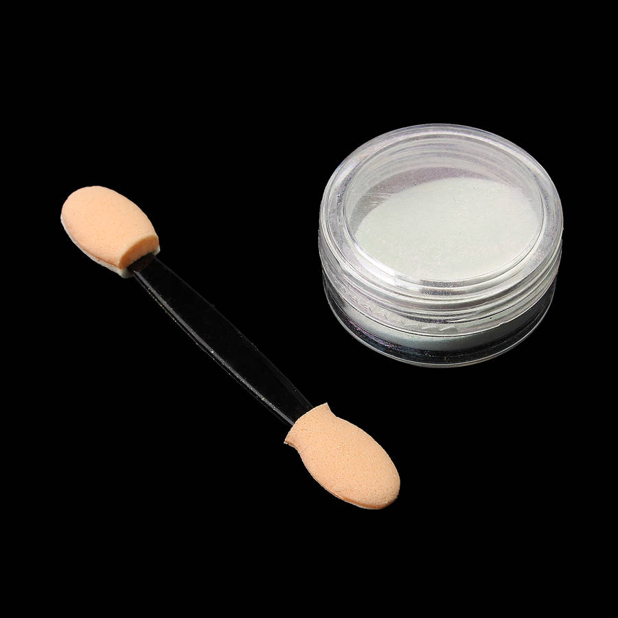 6 Colors Shining Metallic Nail Art Powder Glitter Shimmer Sequins Chrome Dust Pigment Manicure  -* 0