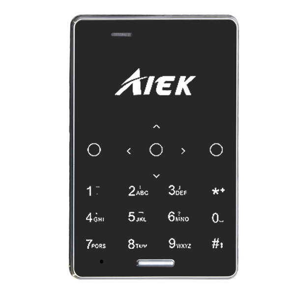 AIEK M4 0.96 Inch Ultra-thin MTK Dual SIM Card Bluetooth Quad-Band Mini Card Phone
