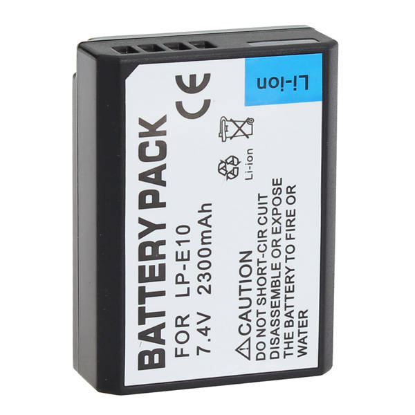 CAN.LP-E10 Rechargeable 2300mAh 7.4V Li-ion Protected Battery for Canon