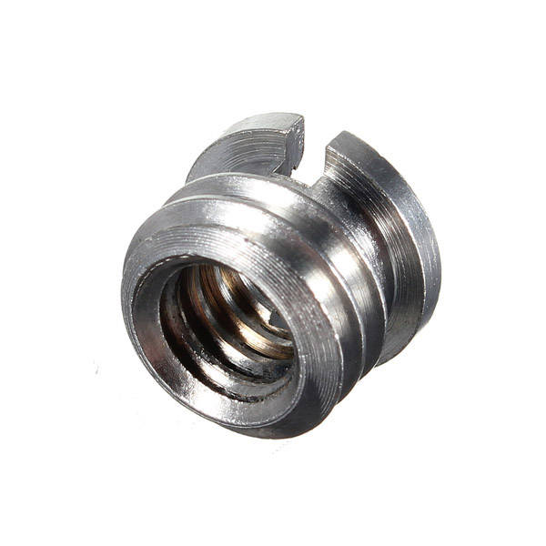 Metal 1/4 Inch Female to 3/8 Inch Male Converter Screw Adapter