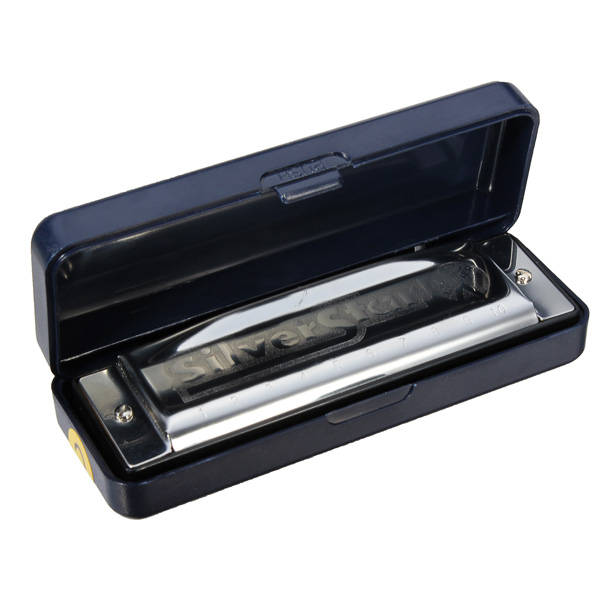 Silver Star HOHNER 10 Holes Blues Harmonica Key Of C