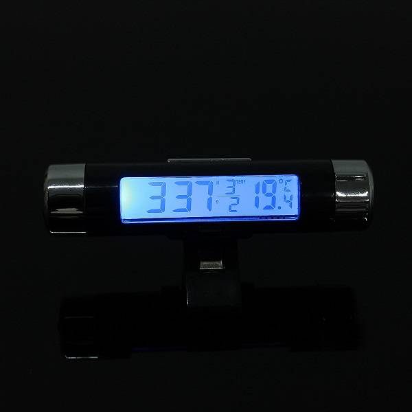 Car Digital LCD Display Temperature Thermometer Monitor Time Clock