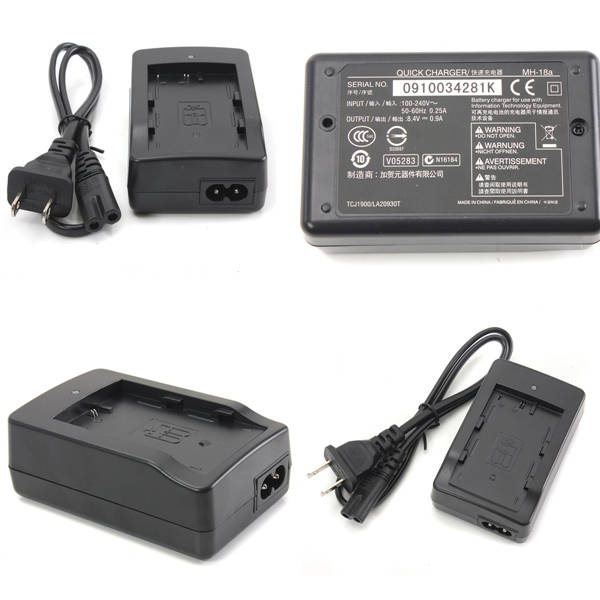 MH-18a Battery Charger With Cord For Nikon EN-EL3A E D200 D300 D700 D50 D70