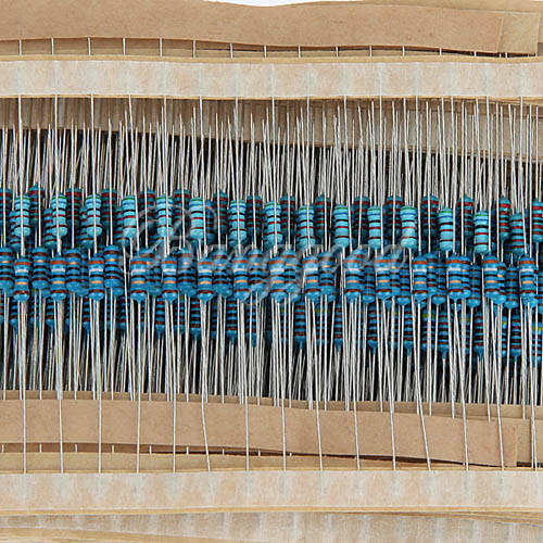 50 Value Carbon Film Resistors Assortment Kit 2500 pcs