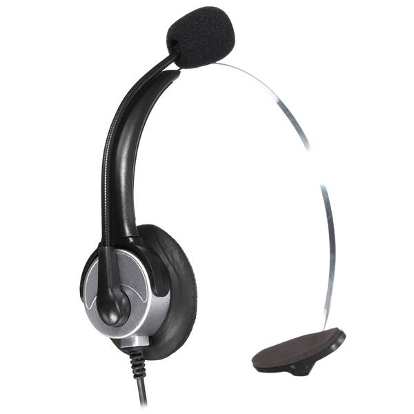 Telephone Noise Cancelling Microphone RJ11 Connector Headset Office Call Centre