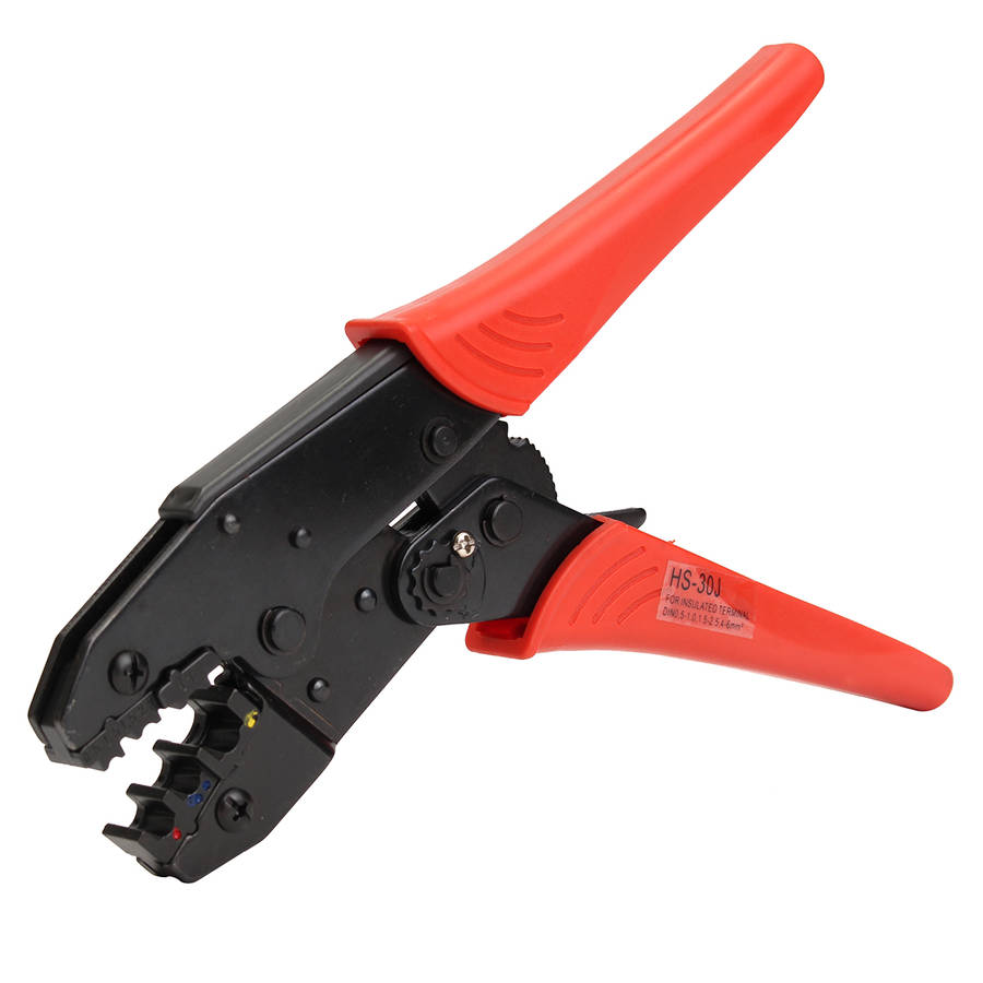 HS-30J European Type 22-10AWG Ratchet Crimping Tool Crimping Pliers Insulated Terminals Ratchet Too