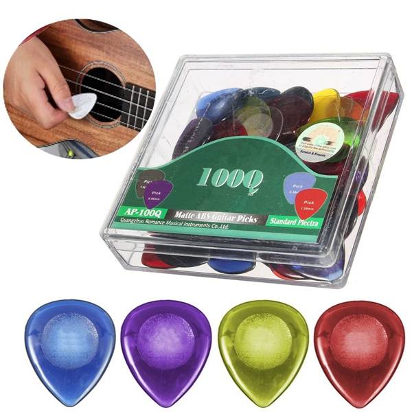 40pcs Acoustic Electric Guitar Picks Plectrum with Pick Box