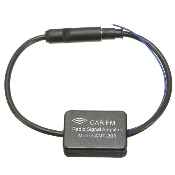 Car Radio AM  FM Signal Reception Amplifier Antenna Booster Cable 48-860MHz