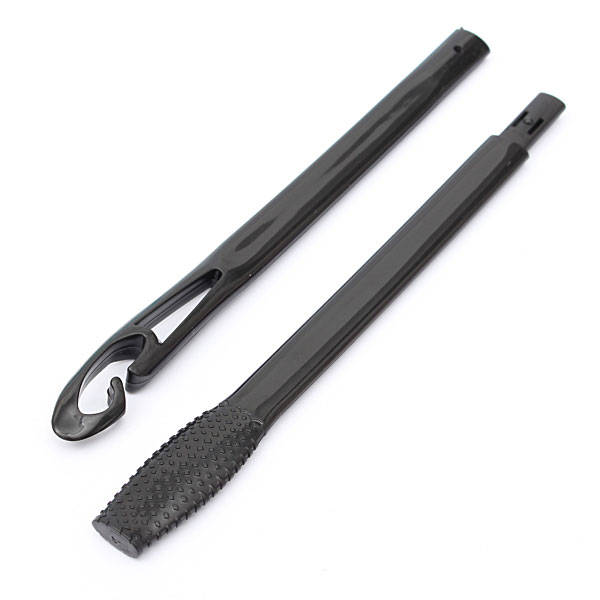 36Pcs 25cm Magic Hair Styling Spiral Curlers Rollers With 2 Hooks