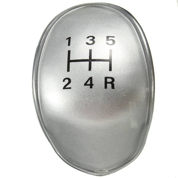 Replacement 5 Speed Black Chrome Gear Stick Knob Cap Cover For Ford Fiesta Focus