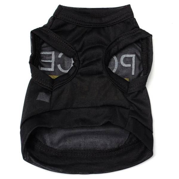 Fashion Police K-9 Unit Puppy Dog T-Shirts Pet Summer Clothes