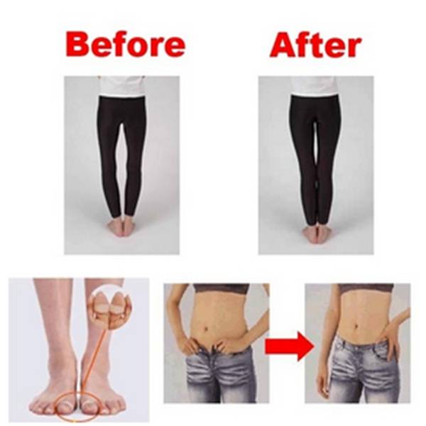 2Pcs Magnetic Silicon Toe Ring Slimming Loss Weight Massager